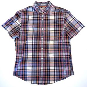 Original Penguin Men Size M Shirt Plaid Slim Fit